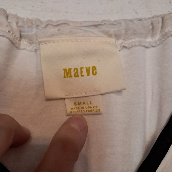 Anthropologie Racerback Sheer Maxi Tan Off White Dress By Maeve Size Small - Picture 9 of 10